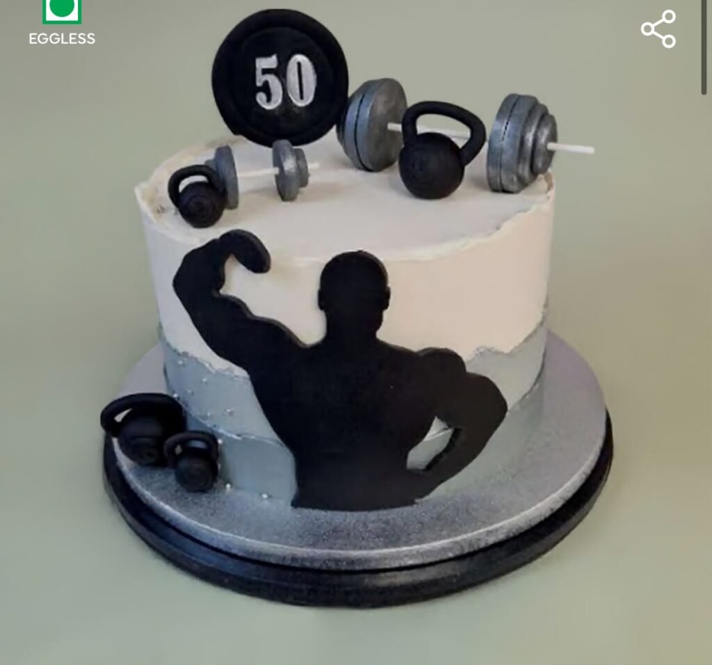 Muscle man cake
