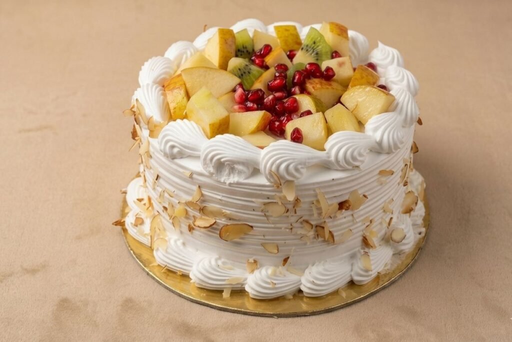 Fresh fruit cake